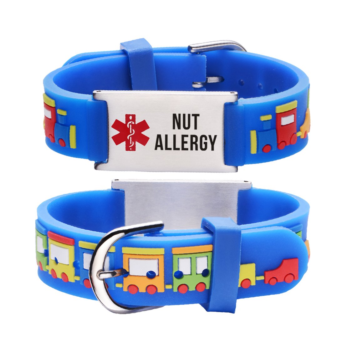 Nut allergy  bracelets for kids-Small train