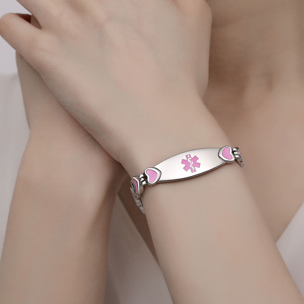 Noble Heart Medical id bracelet for Women
