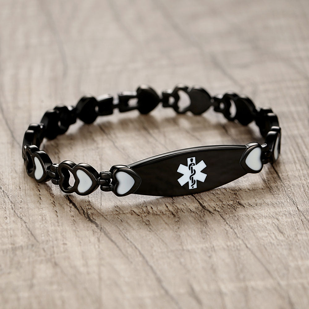 Noble Heart Medical id bracelet for Women