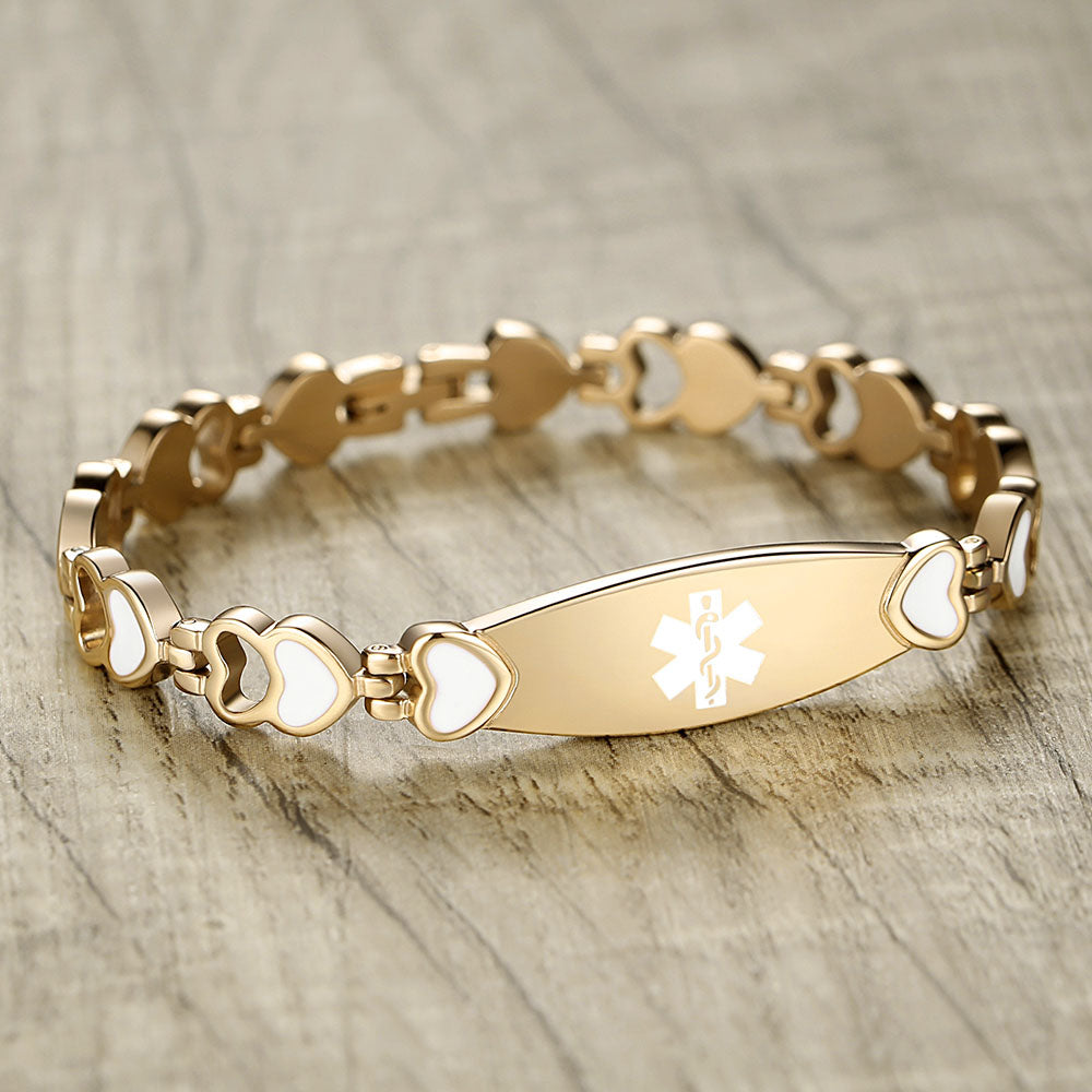 Noble Heart Medical id bracelet for Women