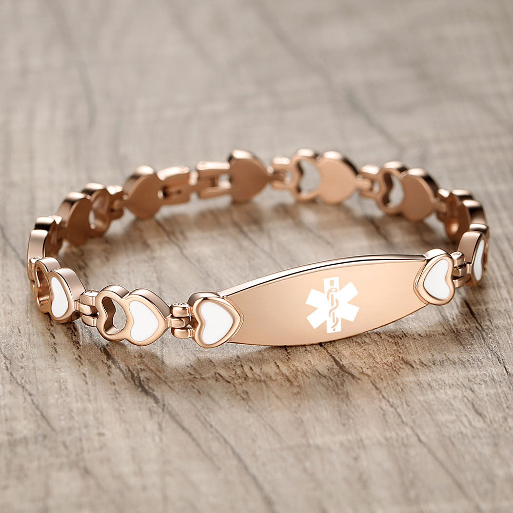 Noble Heart Medical id bracelet for Women