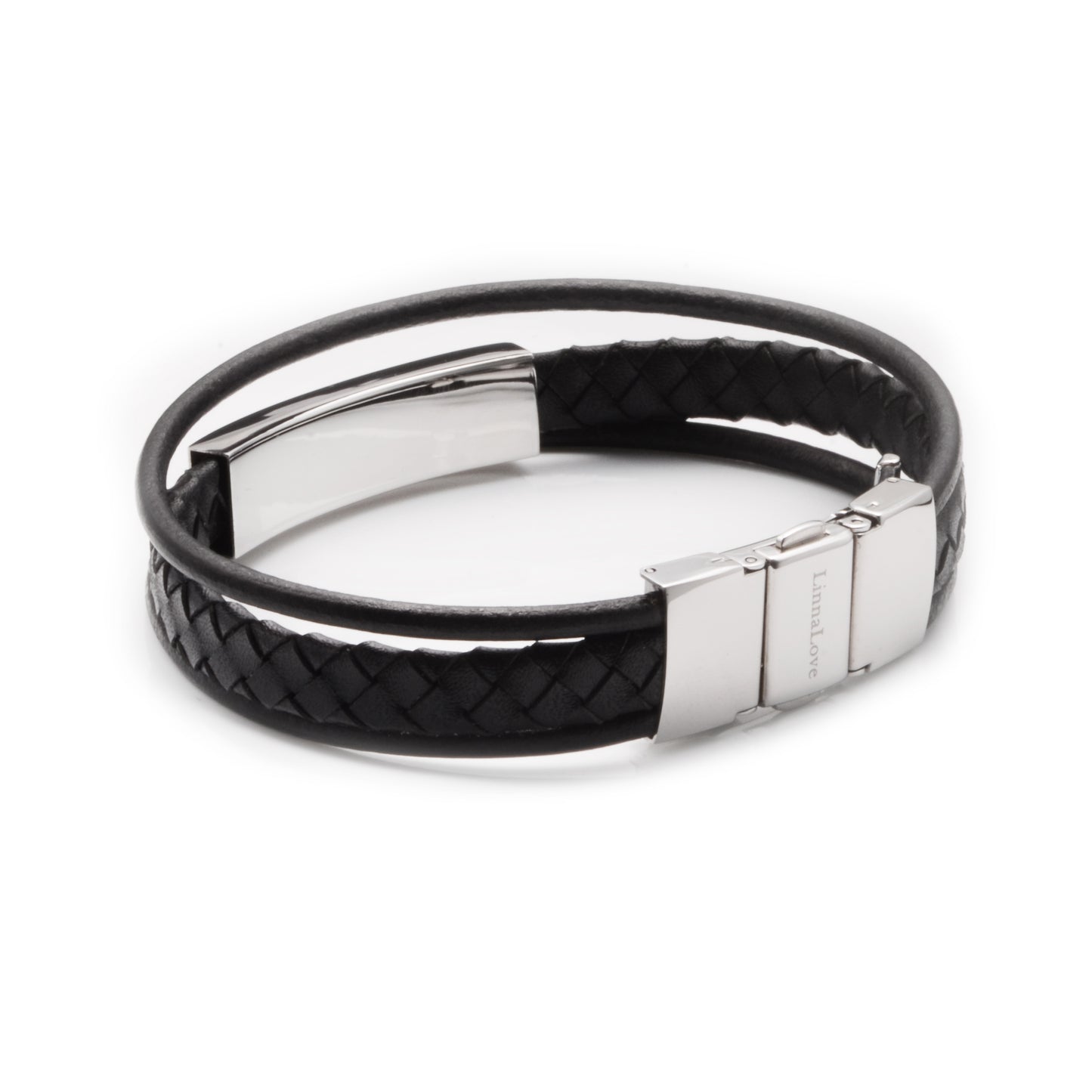 LEATHER WRAP MEDICAL ALERT BRACELETS