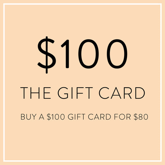Buy a $100 gift card for $80